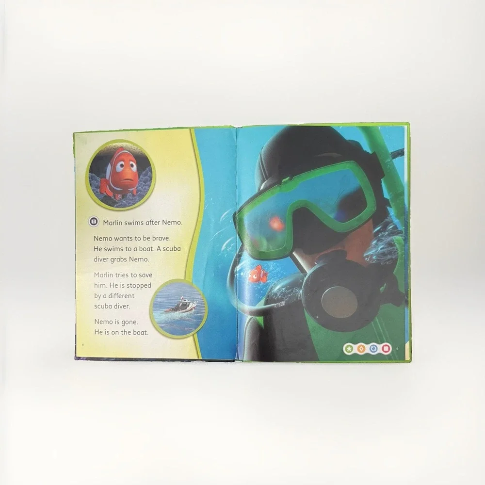 Leap Frog Tag LeapReader Book Finding Nemo Lost and Found Pixar Disney Hardcover